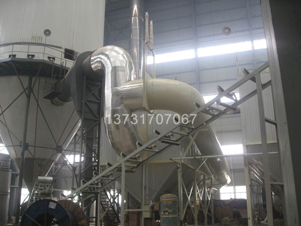 陶瓷廠兩臺噴霧干燥塔布袋除塵器試車投產 陶瓷廠兩臺噴霧干燥塔布袋除塵器試車投產