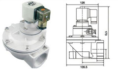 高原系列直角電磁脈沖閥 高原系列直角電磁脈沖閥
