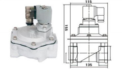 DMF-T直通式電磁脈沖閥 DMF-T直通式電磁脈沖閥